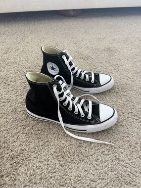 Converse High Top Sneakers in Black and White